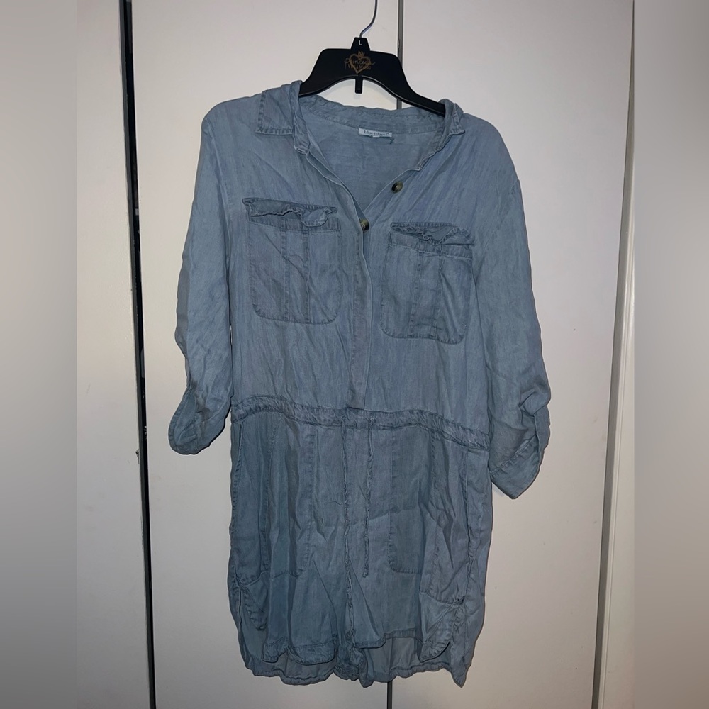 Chambray romper